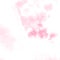 Pink Dirty Abstract Drawing. Wedding Pattern.