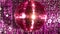 Pink discoball club music