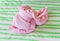 Pink Dog Shaped Towel