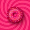 Pink donut