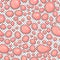 Pink drops of toy slime