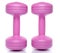 Pink dumbells