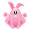 Pink Easter bunny