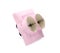 Pink electric plug, powerful energy