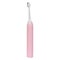 Pink electronic ultrasonic toothbrush. Back side