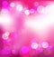 Pink elegant abstract background with bokeh lights