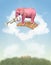 Pink elephant.