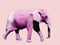 Pink Elephant Painting