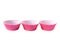 Pink empty cupcake cups