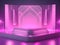 pink empty podium for products beautiful cinematic light ultra realism gaming beauty streaming product