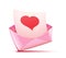 Pink envelope