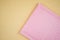 Pink envelope made of bubble wrap for prevent something from bumping or shockproof