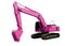 Pink excavator