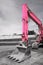 Pink Excavator Bucket