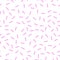 Pink fabric design textile pattern - seamless vector dashes