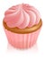 Pink fairy cake cupcake