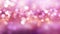 Pink fairy dust bokeh background. Generative AI