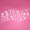 Pink fantasy background with stars