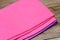 Pink fast drying towel for trevel