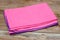 Pink fast drying towel for trevel