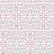 Pink flames damask seamless vector pattern