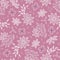 Pink floral lace embroidery seamless vector pattern background