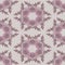 Pink flower wreaths seamless vector pattern