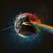 Pink floyd, dark side of the moon album. Generative AI