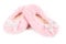 Pink fluffy slippers