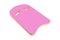 Pink foam board for aqua aerobics and swimming, water sport accessory, on white background isolated