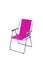 pink foldable beach chair