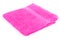 Pink folded towel