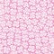 Pink Four Leaf Clover Pattern. Seamless Texture Background Print.