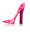 Pink funny shoe