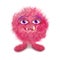 Pink furry monster ball