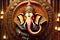 pink Ganesh with zoomed picture