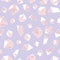 Pink gemstones seamless vector pattern