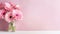 pink gerber flowers in vase pink gerbera in vase pink gerber in vase