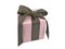 Pink Gift Box with Brown Ribbon