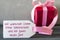 Pink Gift, Label, Gutes Neues Jahr Means Happy New Year