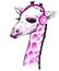 Pink giraffe