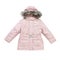 Pink girl jacket with fur