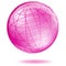 Pink globe