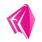 Pink Glossy Book Icon