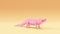 Pink Gold Crocodile Warm Cream Background