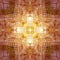 Pink Gold Symmetry Cross Ornament Light Harmony Pattern Texture