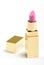 Pink golden lipstick