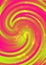 Pink and Green Abstract Whirlpool Background