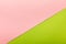 Pink and green background with copy