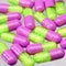 Pink and green pills